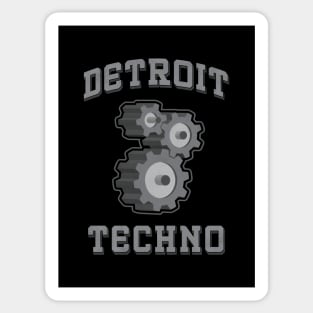 Detroit Techno Gears Sticker